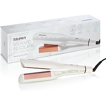 TIRI Wave & Curl 2-in-1 Hair Multistyler, Ceramic S-Plate, White