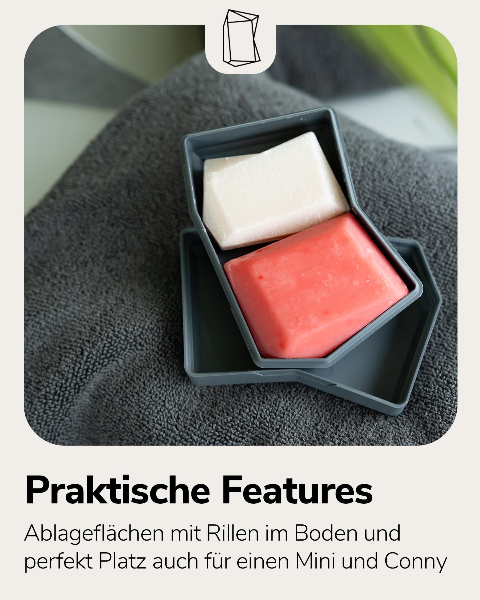 Duschbrocken FAIRpackung – Nachhaltige Aufbewahrung für Festes Shampoo & Duschgel – 100% Kompostierbar & Praktisch für Reisen Drogerie &