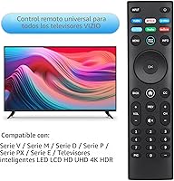 Vista 3 de Universal para VIZIO Smart TV Control Remoto Reemplazo XRT140 para Vizio TV