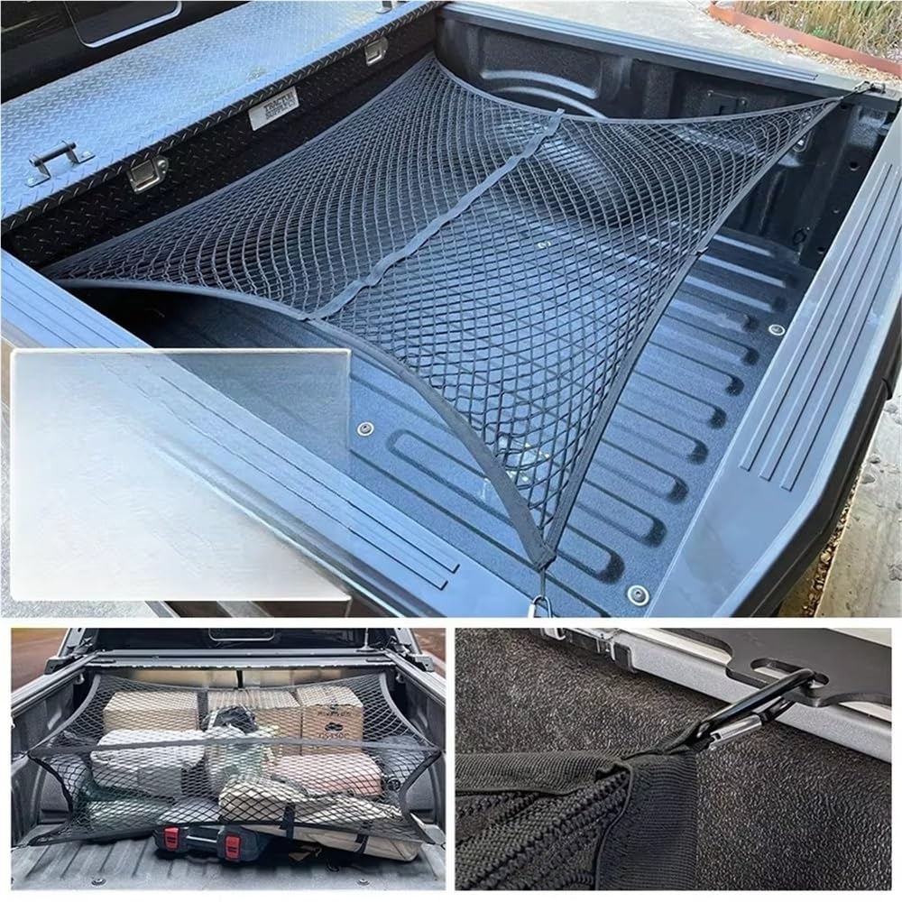 Tasca in Rete Universale per Bagagliaio Auto per Pick-up E Camion Organizer in Tessuto Rete Portaoggetti Tasca Organizer