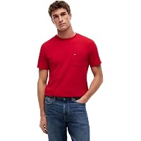 Tommy Hilfiger Uomo T-Shirt Maniche Corte Essential con Taschino sul Petto