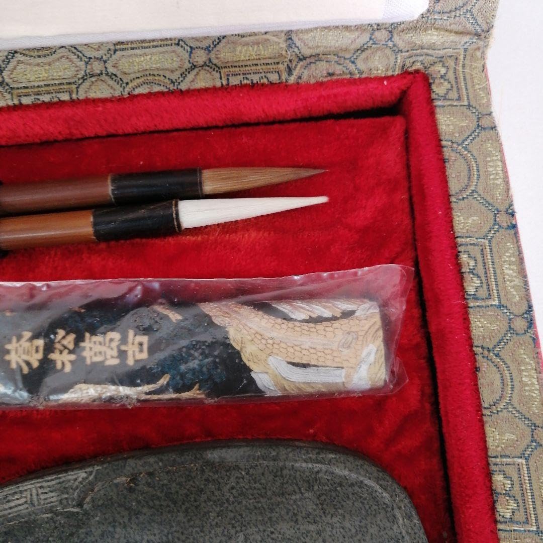 時代提げ物 書道具 古銅 矢立 6点 まとめて M R5246