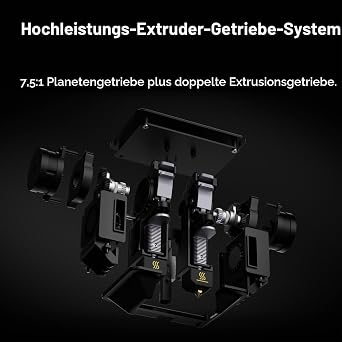 Snapmaker 2.0 Dual Extrusion 3D Printing Module for Dual Material Printing & Dual Colour Printing and Breakaway & Dissolvable Support Printing Compatible with A350T/A350/F350/A250T/A250/F250 3D Printer
