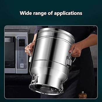 Amazon｜KELUNIS 304ステンレスミルク樽シールカバーを備える