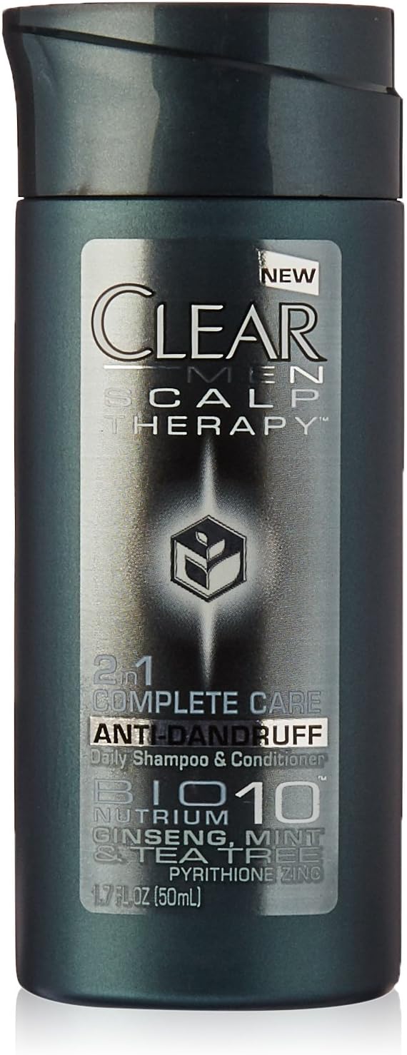 2 in 1 Shampoo + Conditioner Anti-Dandruff Travel Size 1.7 fl oz (Pack of 3)