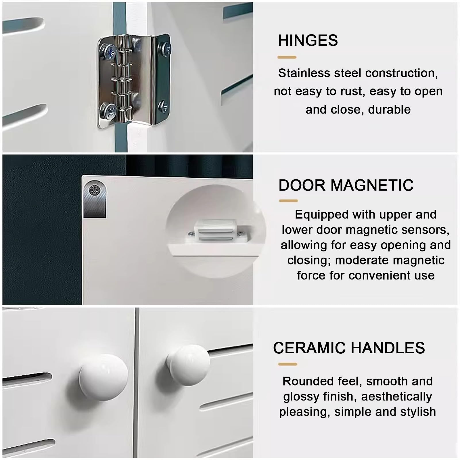 Stojący na podłodze router WiFi, szafka, organizer na kable PCW, do domu i biura, 85,4 x 25 x 78,5 cm, stylowa skrzynka routera do sieci bez bałaganu