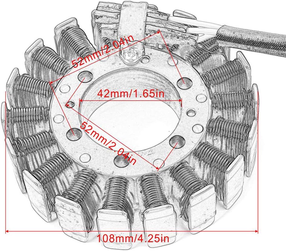 Compatible With H CBR 600RR CBR600 F5 2003 2004 2005 2006 Motorcycle Stator Coil 31120-MEE-003