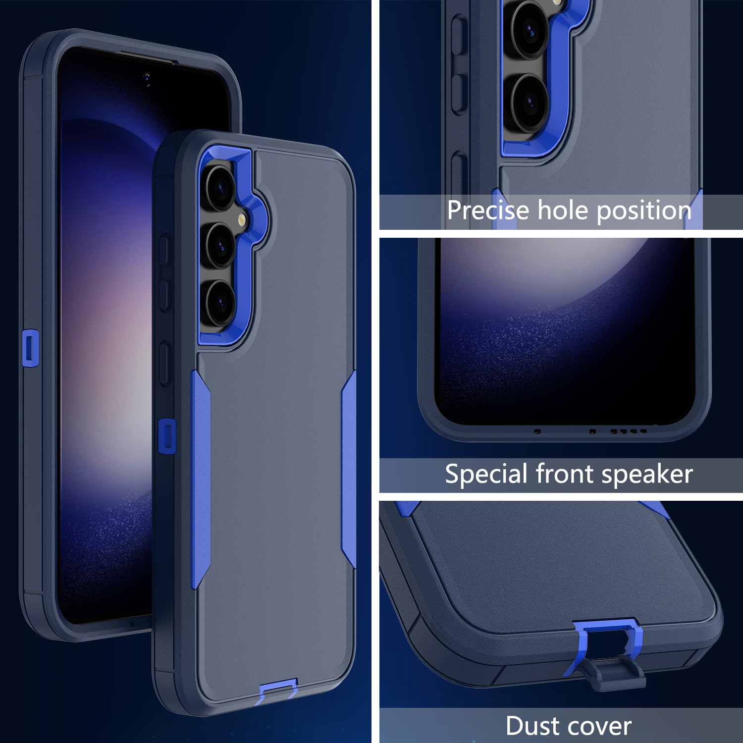 Amazon.com: ZX Zenixy for Samsung Galaxy S23 FE Case, Heavy Duty