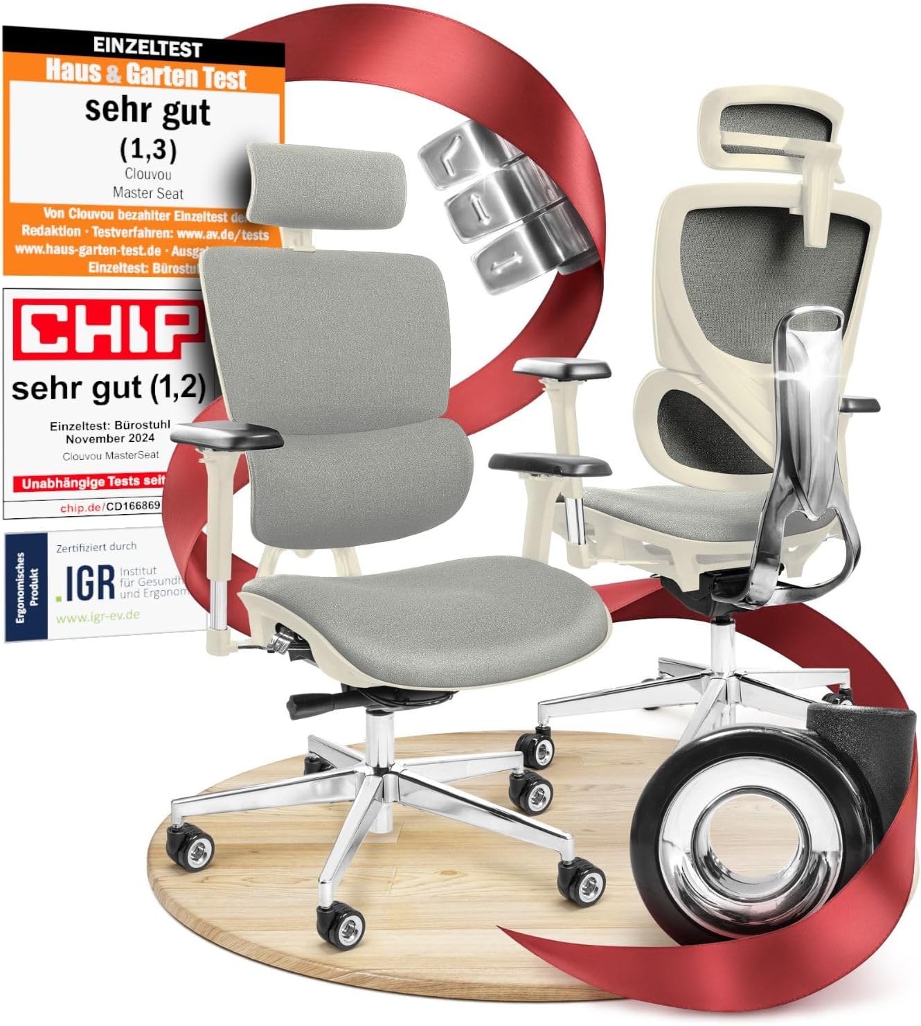 Masterseat (Cream/Grey)