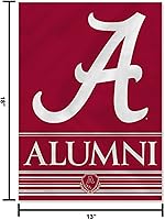 Vista 5 de Rico Industries NCAA Alumni - Bandera de jardín de doble cara de 13 x 18 pulgadas