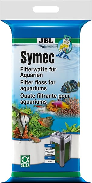 JBL Symec Ouate filtrante 250g, Ouate filtrante pour filtre d'aquarium contre toutes les turbidités de l'eau - 3