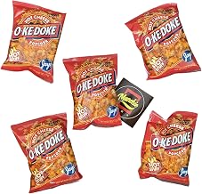 JAY'S O'KE DOKE Popcorn - Munchie Box Bundle Cheese & Hot Cheese .625 oz bags (Pack of (5) .625 Oz Bags Hot Cheese)