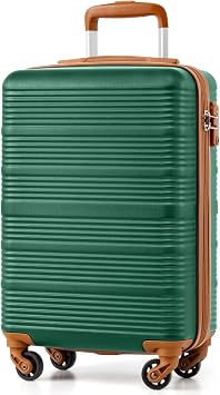 COOLIFE Cabin Suitcase 55x35x20cm for Ryanair, Carry On Suitcase