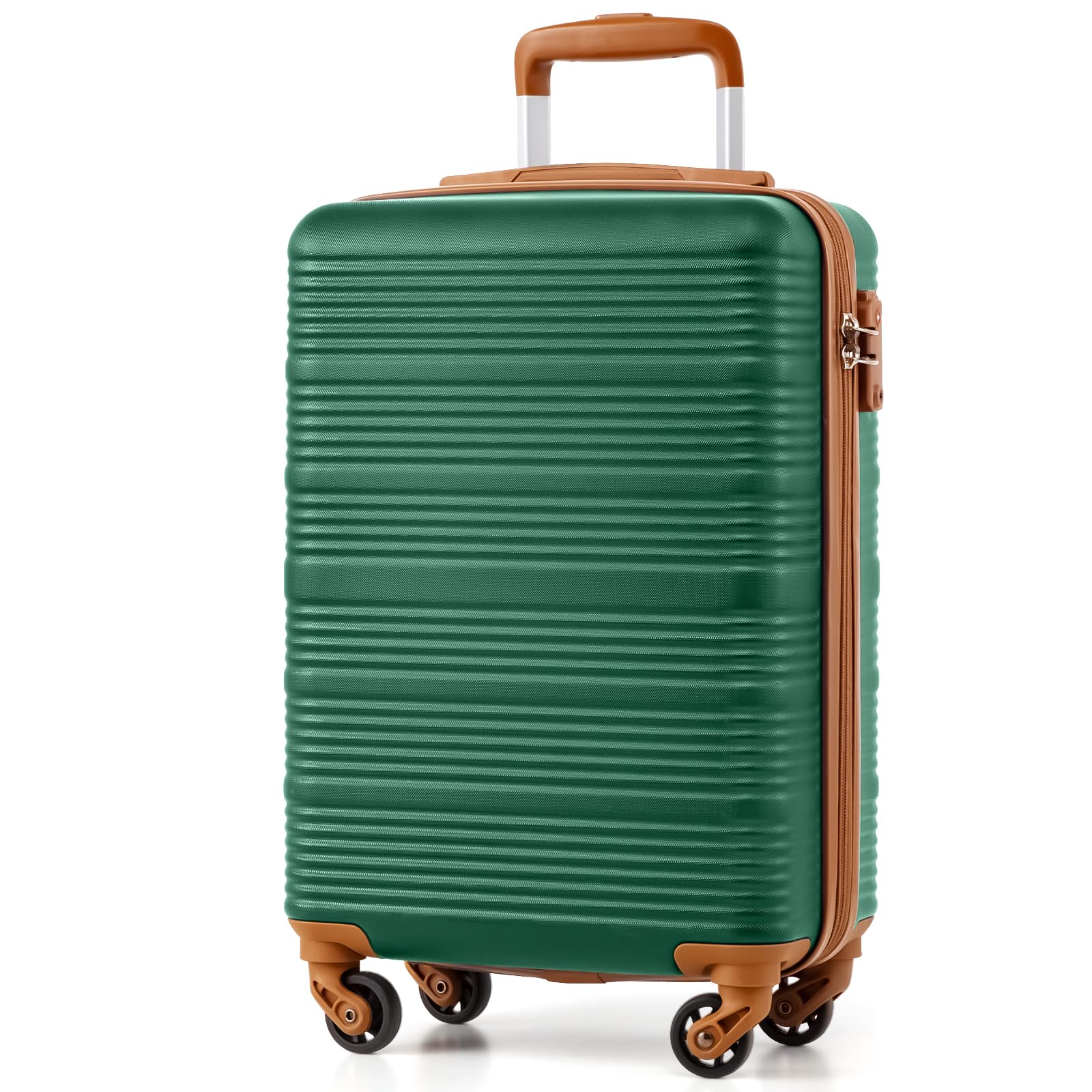 COOLIFE Kabinenkoffer 55X35X20cm für Ryanair Fluggesellschaft Handgepäck Kabinengepäck Hartschlagenkoffer Leichtgewicht mit TSA-Schloss und 4 Spinner-Rädern