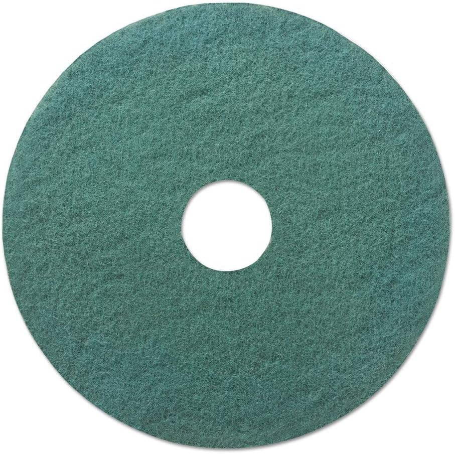 Boardwalk BWK4020GRE 20 in. dia. Heavy-Duty Scrubbing Floor Pads - Green 4 Pack of 5