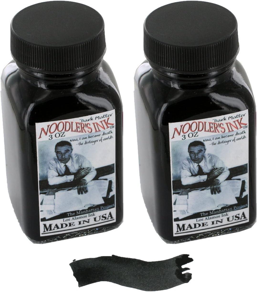 Noodler's Ink Fountain Pen Bottled Ink, 3oz, Dark Matter - Pack of 2