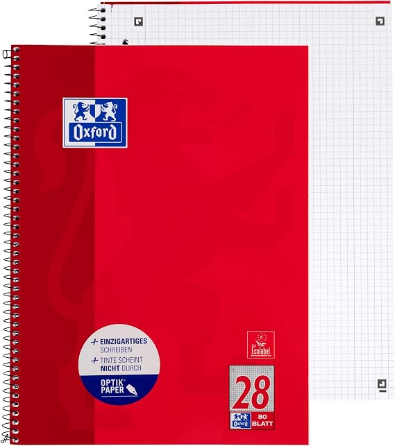 Oxford A4 + College Notepad 80 Sheets