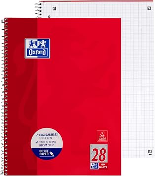 Oxford A4 + College Notepad 80 Sheets