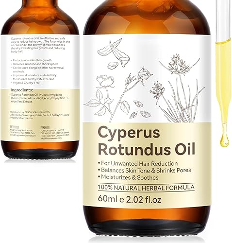 Aceite Cyperus Rotundus para depilación, natural para reducir el crecimiento del vello corporal, reducir el crecimiento del vello corporal, reducir