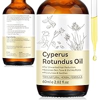 Vista 10 de Paquete de 2 aceites Cyperus Rotundus para depilación, natural para reducir el crecimiento del vello corporal, reducir el crecimiento del vello