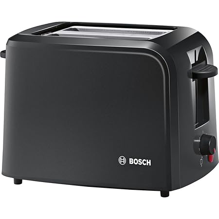 Bosch TAT3A0133G Village Collection Toaster, Two Slice - Black