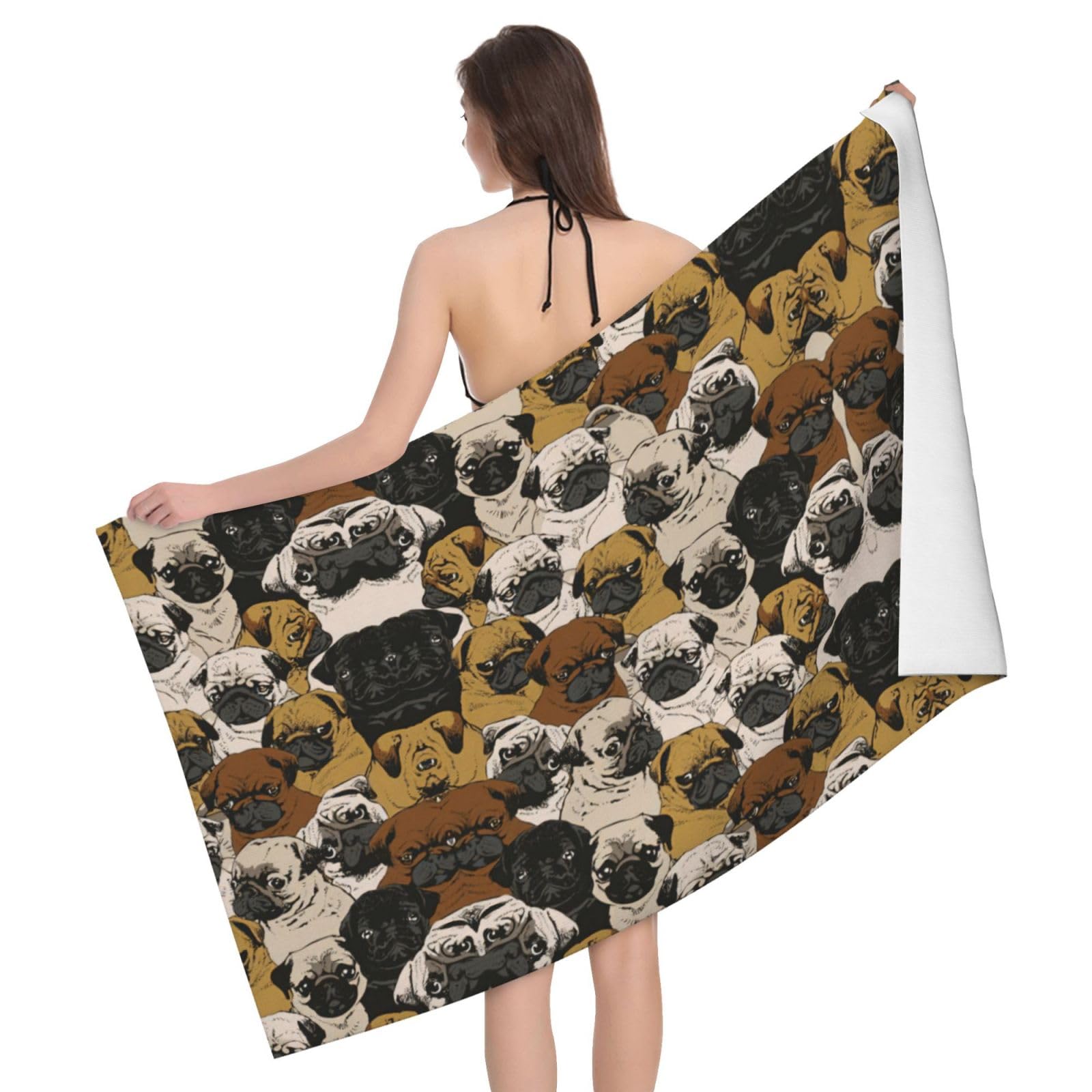 Serviette de bain microfibre très absorbante contre l'humidité