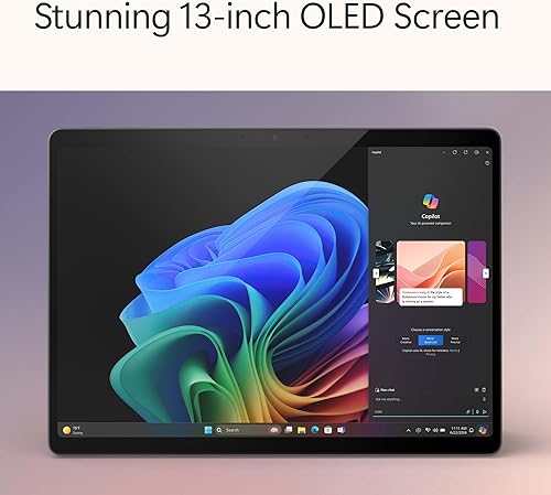 Microsoft Surface Pro (power supply not included) | Copilot+ PC | 13” OLED Touchscreen | Snapdragon® X Elite (12 cores) | 16GB Memory | 256GB SSD | Device only | Latest Model, 11th Edition | Black - 4
