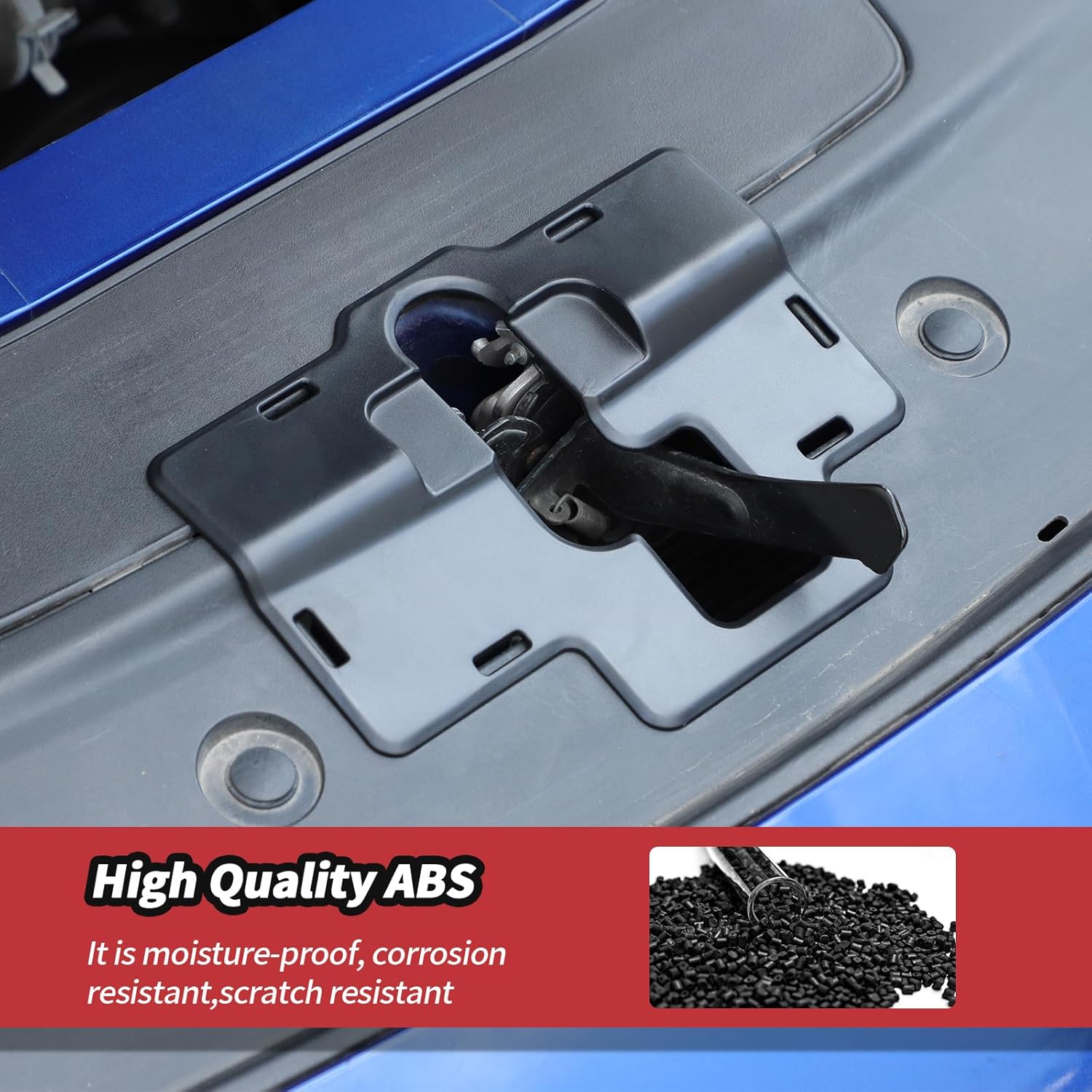 JeCar Engine Bay Dust Covers Trim Kit for 2011-2023 Dodge Charger Interior Accessories (Black)