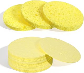 20 esponjas faciales comprimidas, esponjas de...