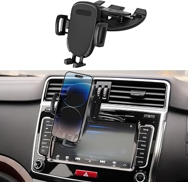 Zufoty Car Phone Holder Mount, Universal Car Phone Mount for Car Vent Windshield Cell Phone Car Mount Hands-Free Dashboard Phone Holder for iPhone Android All Smartphones