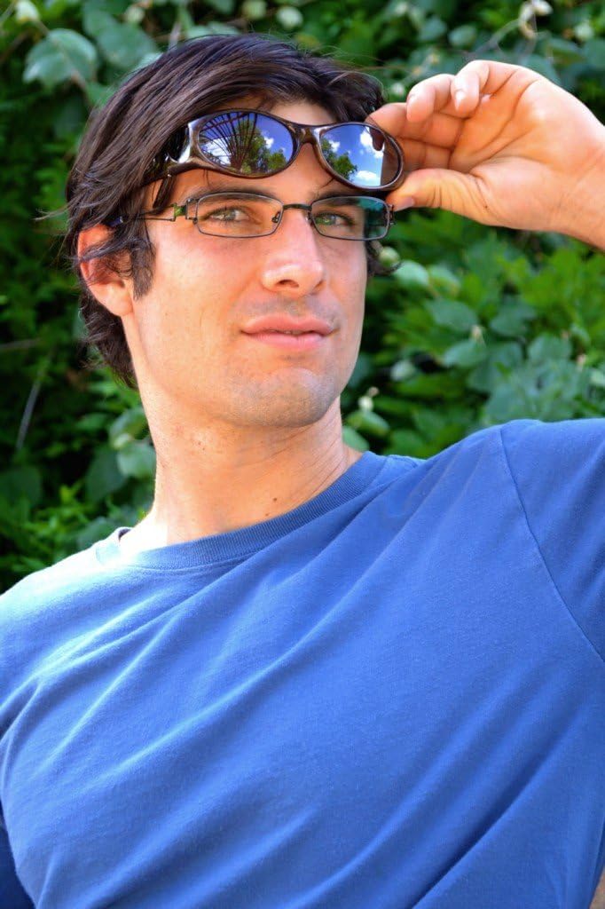 Fitovers Eyewear Aurora Sunglasses Midnight Oil - Polarized Grey Lens - Oval - 133mm X 39mm or 5 - 1/4" X 1 - 1/2"