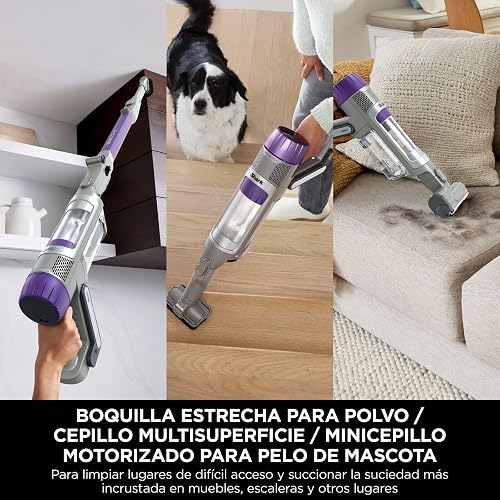 Shark PowerDetect Akku-Staubsauger, kabellos, bis 70 Min Laufzeit, Flexology-Knickrohr, DuoClean Detect mit Anti-Hair-Wrap-Plus, Tierhaar & Allergiker geeignet, inkl. Tierhaaraufsatz, IP1251EUT - 7
