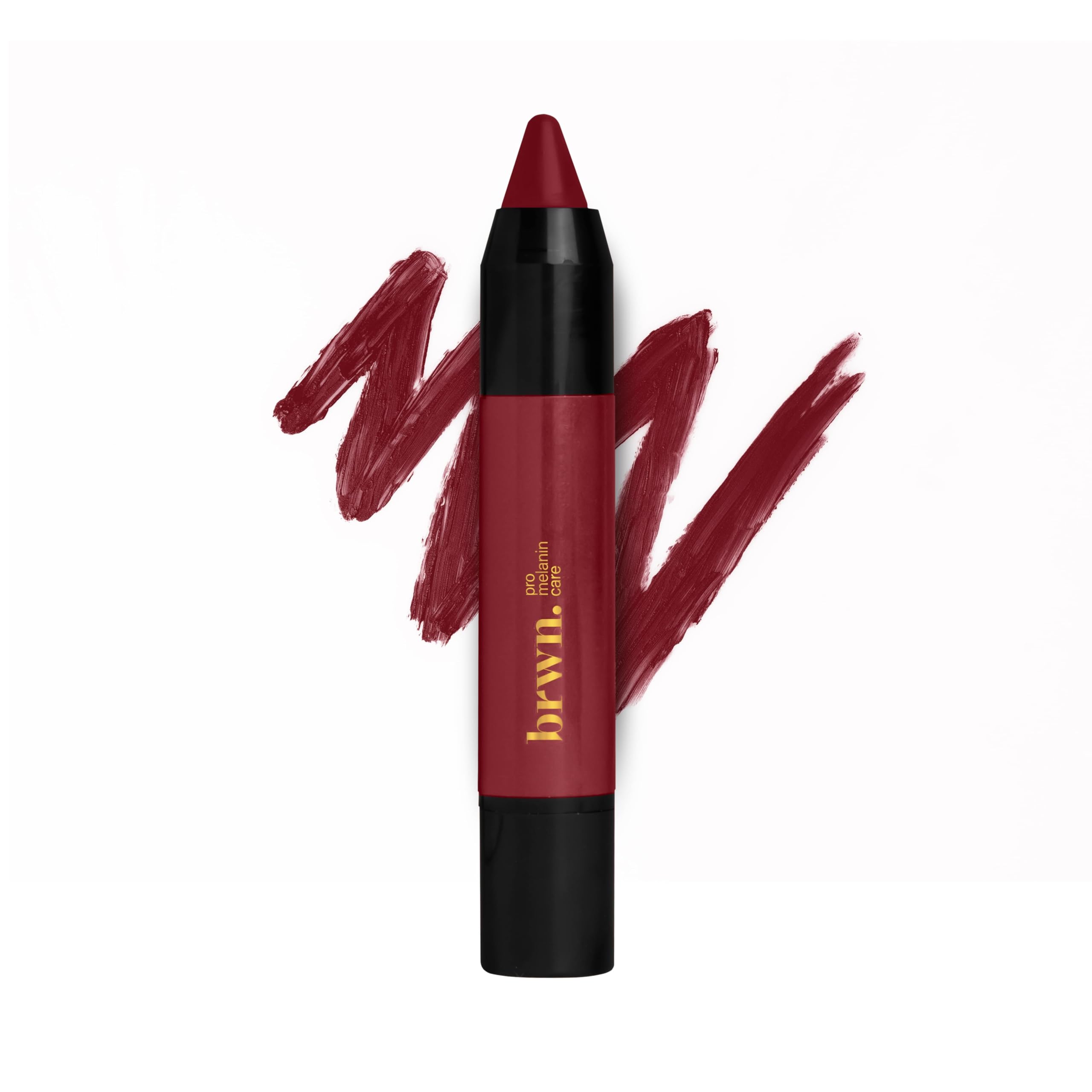brwn. pro melanin care Creme Matte Lip Crayon Lipsticks for Women | Suitable for All Indian Skin tones | 3G Smooth, Enriched With Vitamin E | Vegan, Cruelty Free, Paraben Free | 03 Bawsy Brown