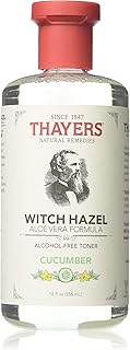 Thayers Witch Hazel Toner With Aloe Vera Formula Alcohol-Free Cucumber - 12 Oz, Pack of 3