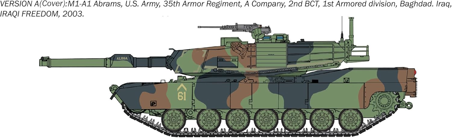 ITALERI IT35108 1/35 Warthunder M1A1 Abrams Plastic Model