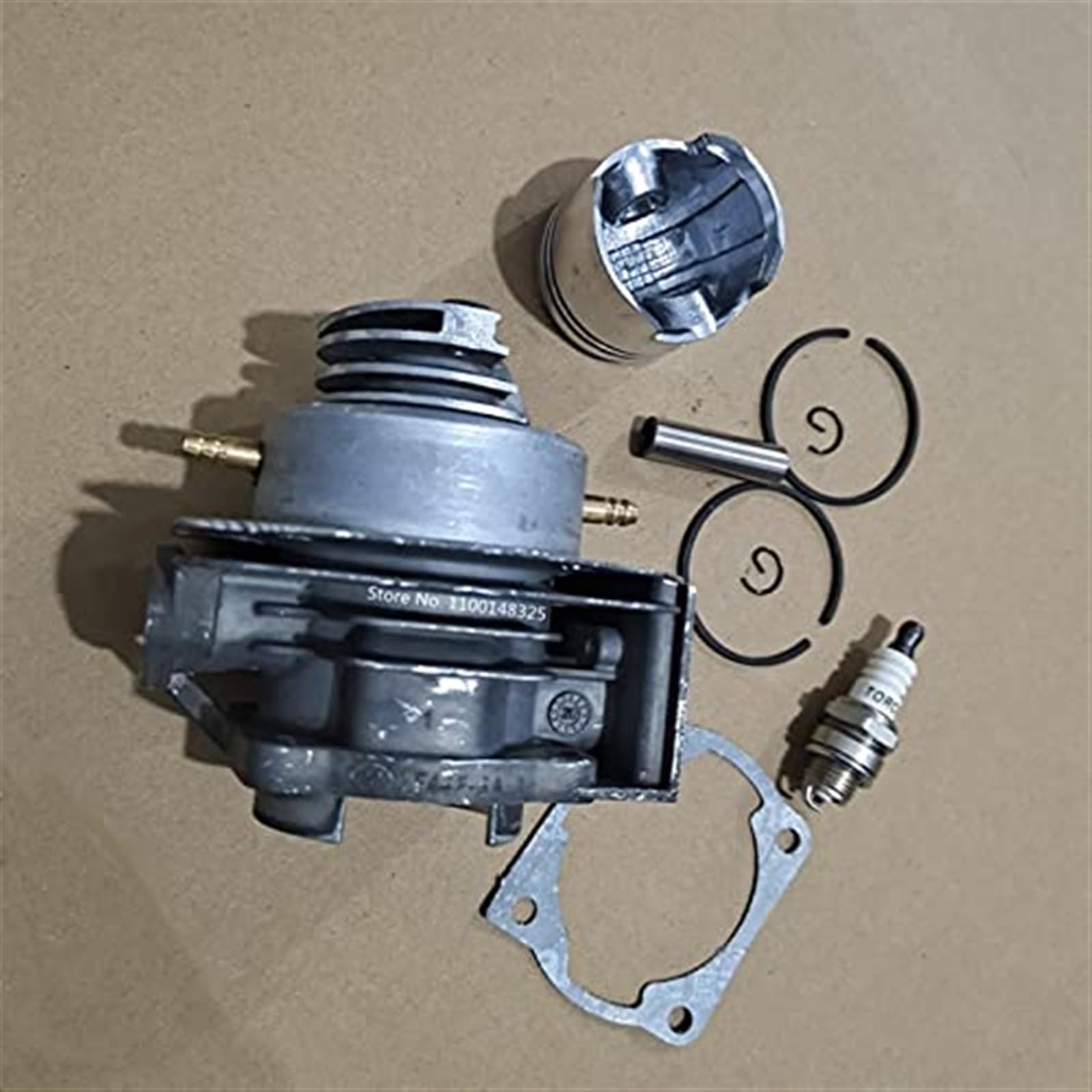 Zestaw uszczelek świecy zapłonowej Raffer Т3.6 44 mm z pierścieniem tłokowym cylindra, do części zamiennych silnika benzynowego .6CBMS 3.6HP Zestaw podkładek łożyskowych