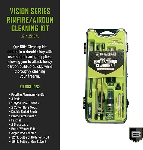 Vista 45 de Breakthrough Clean Technologies - Kit universal de limpieza de pistolas para el cuidado y mantenimiento de rifles, escopetas, pistolas y pistolas