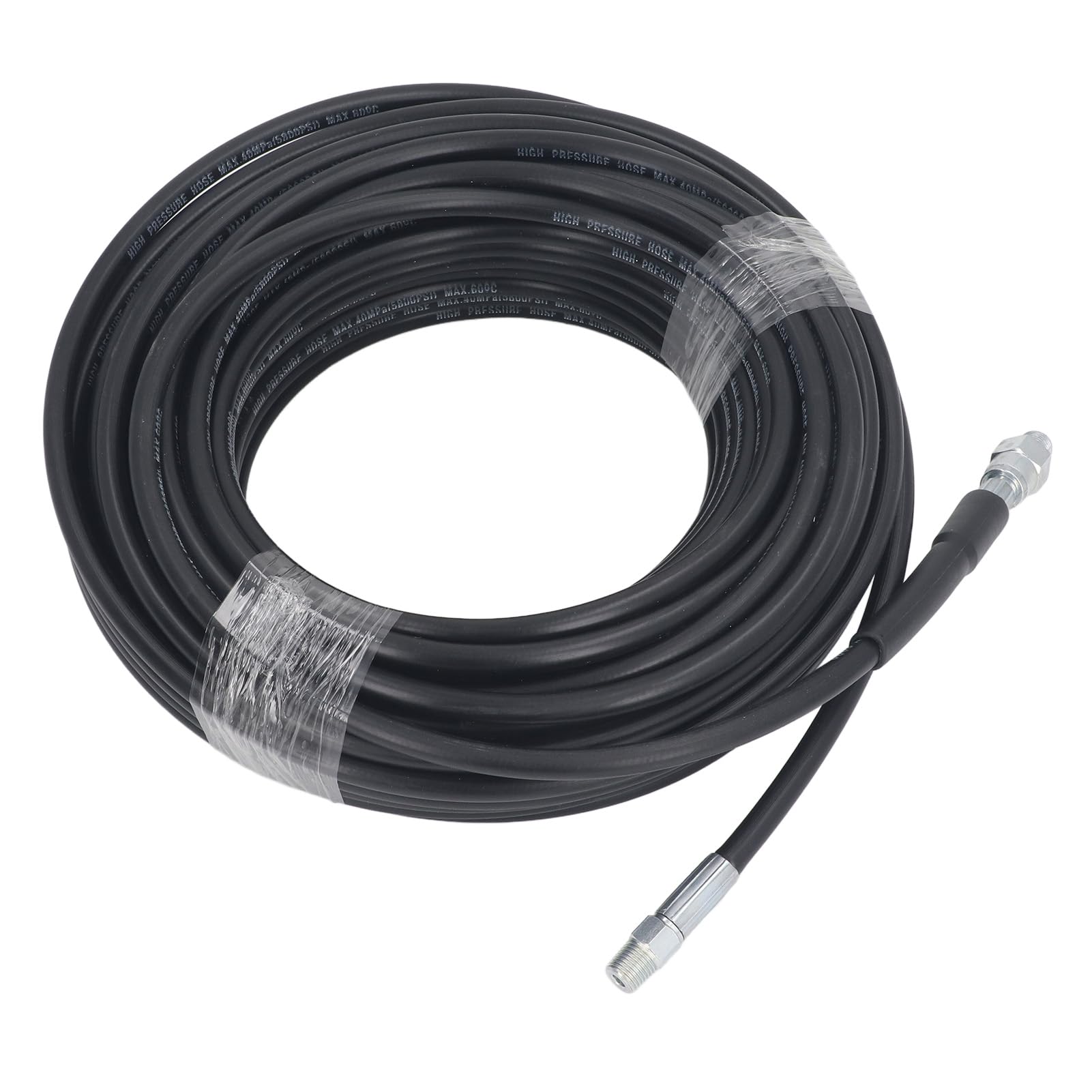 Generic Zestaw do Wysokociśnieniowego Czyszczenia ścieków 50Ft 5800PSI z Dyszami do Skutecznego Zestawu Czyszczenia Odpływów i Rur