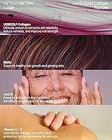 Vista 4 de BeMe Colágeno Líquido para Mujeres - 2500mg de Colágeno Verisol Líquido con Biotina, CoQ10 y Vitamina C - Péptidos de Colágeno Clínicamente Probados