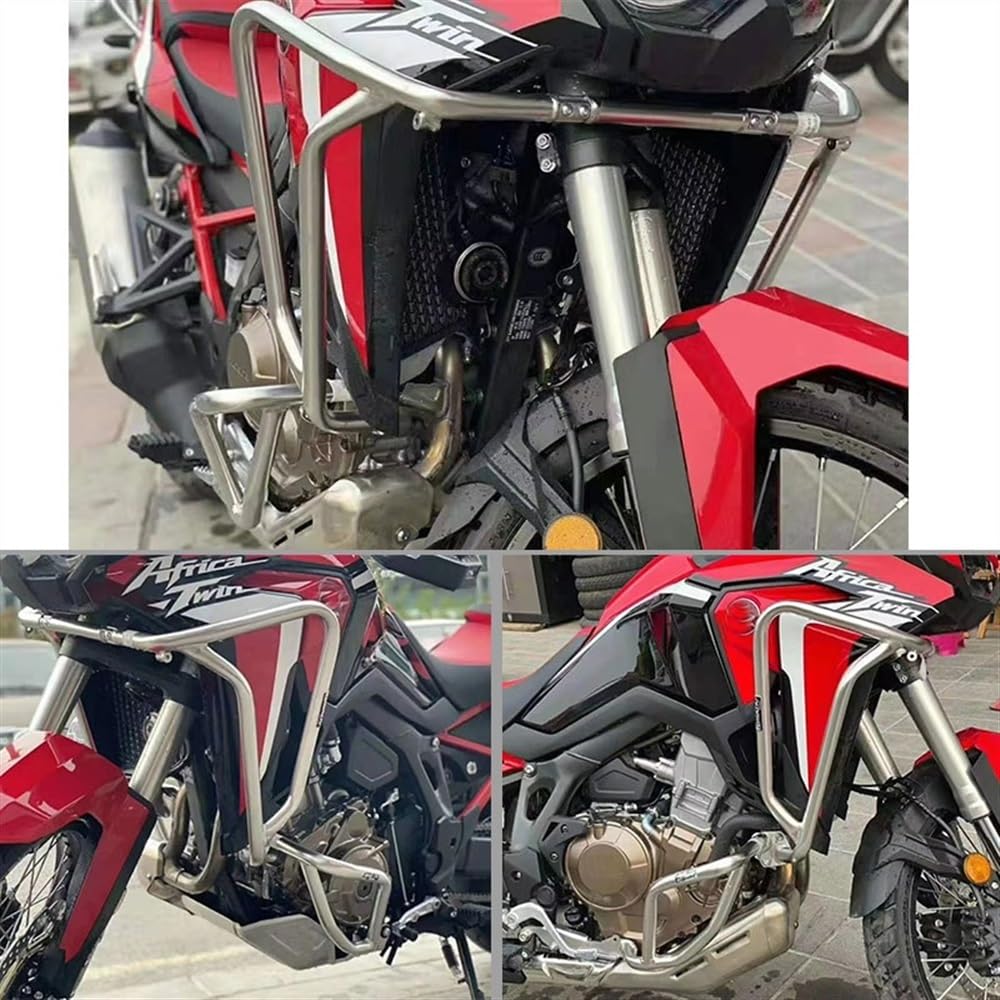 Copertura Motore Moto YIEBA Per Honda AFRICA TWIN 2020-2023 - Argentato - Foto 5
