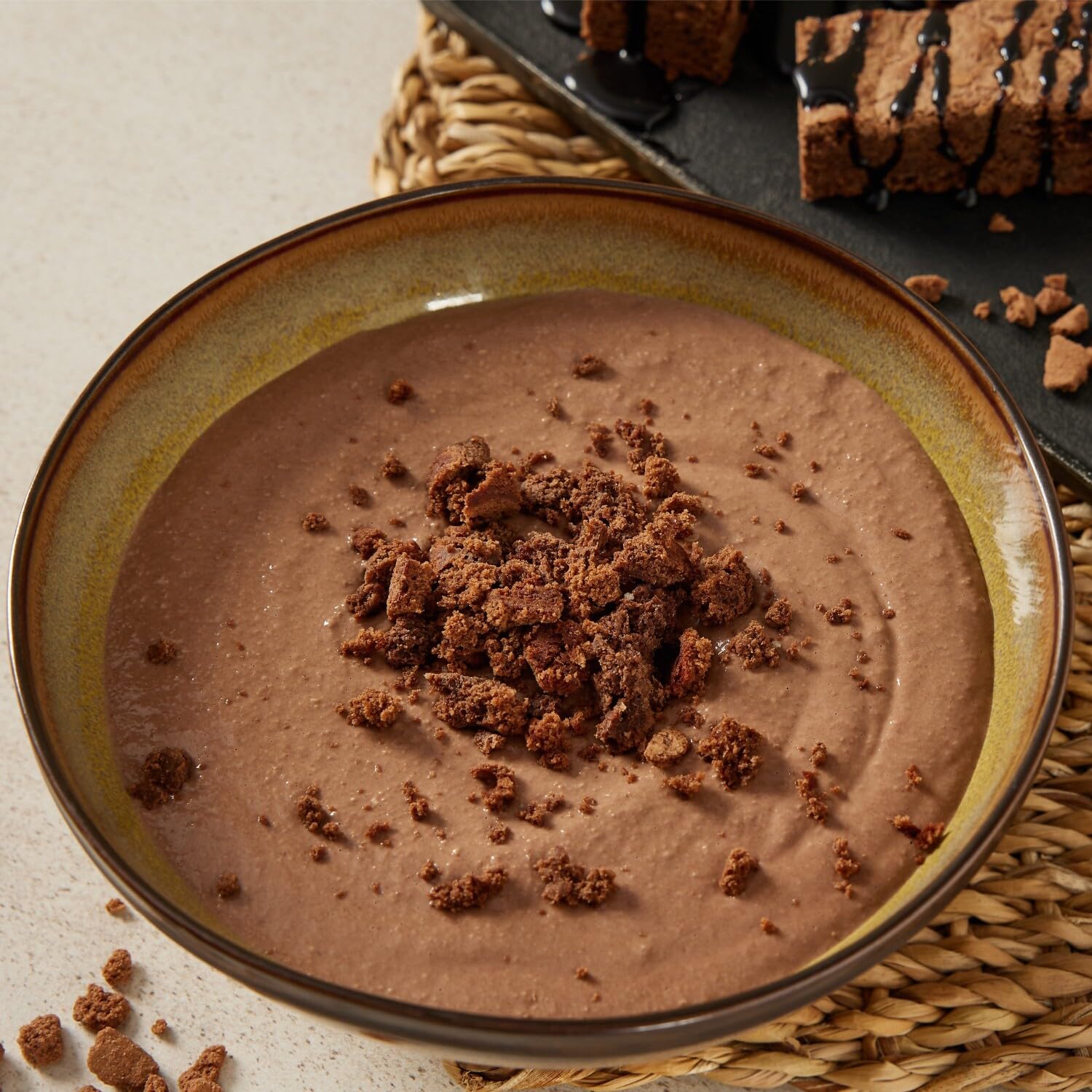 Prozis Oatmeal Avena Integrale 1000 g - gusto Brownie - 5