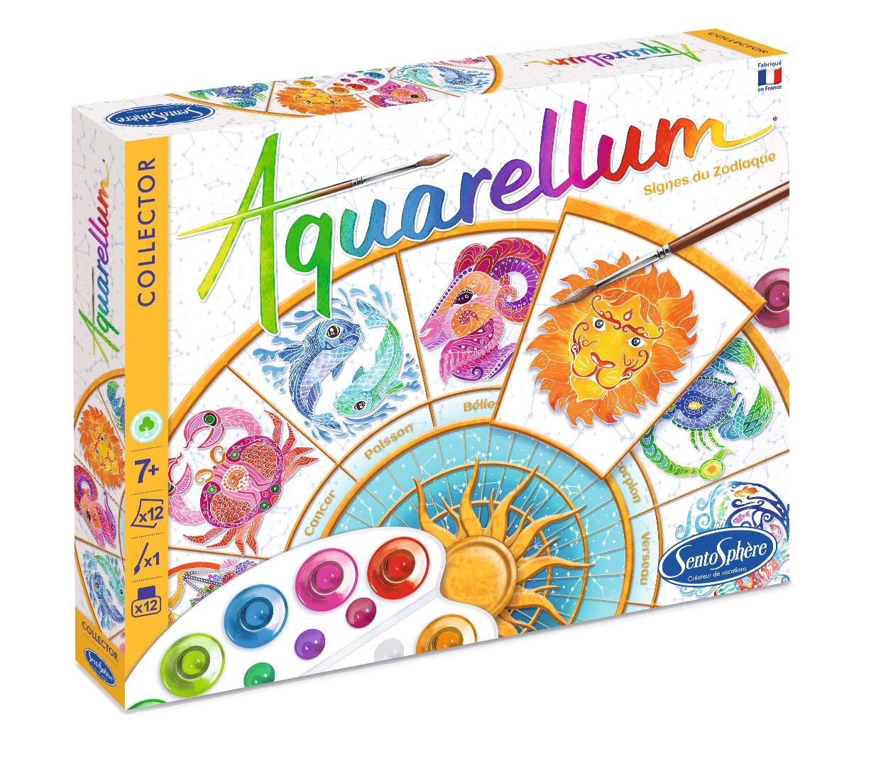 Sentosphère Aquarellum Zodiaque Edition Collector Activité créative 12 signes dès 7 ans