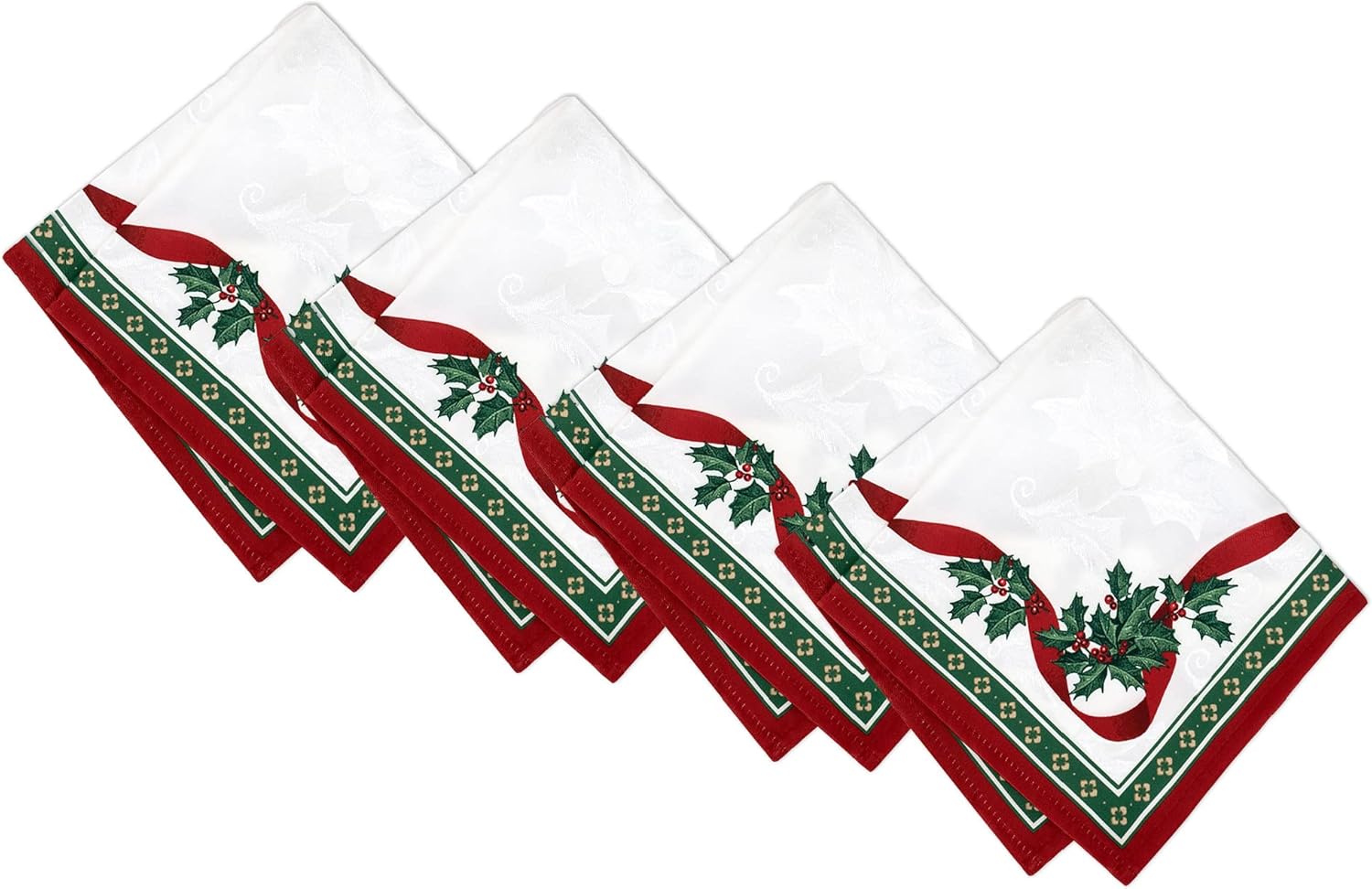 Elrene Home Fashions Villeroy & Boch Toy's Delight Christmas Napkins