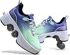 Roller Skates, Multipurpose Deformation Roller Shoes Invisible Roller Skates Children Students Adult Roller Skating Roller Skates Outdoor Sports Skating Travel Best Choice
