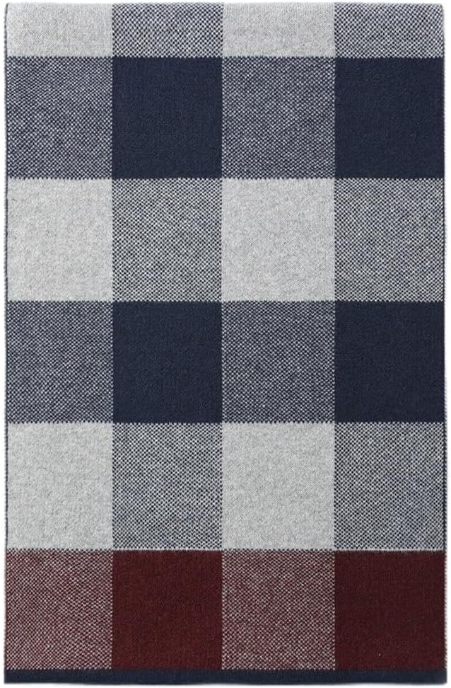 Men's business scarves, leisure travel plaid stripes, warm autumn and winter
