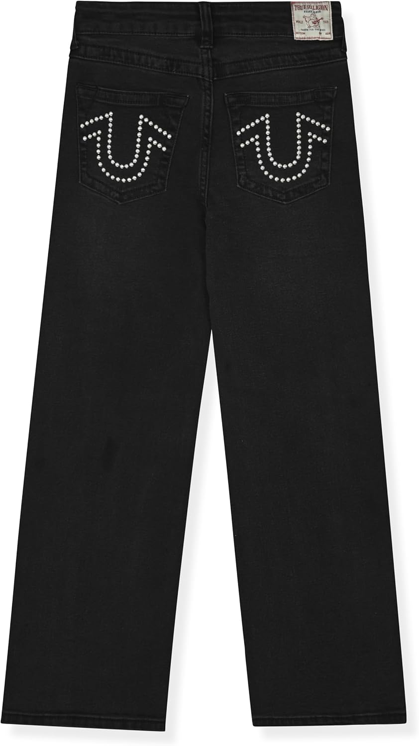 True Religion Girls Fashion Jeans Premium Designer Denim Pants for Kids (Sizes 7-14) - Image 2