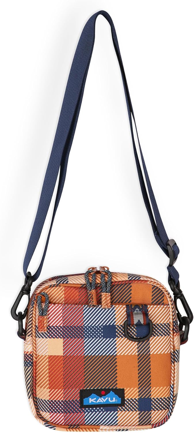 KAVU Globetrot - Crossbody Bag with Adjustable Webbing Shoulder Strap