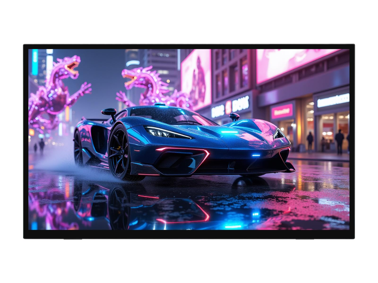 LUCKFOX 18.5″ IPS Touch Portable Monitor with 120Hz, 10-Point Capacitive Touch, HDR, Type-C, Built-in Speakers, Foldable Stand – Compatible with Raspberry Pi, PC, Jetson, Game Consoles & Smartphones