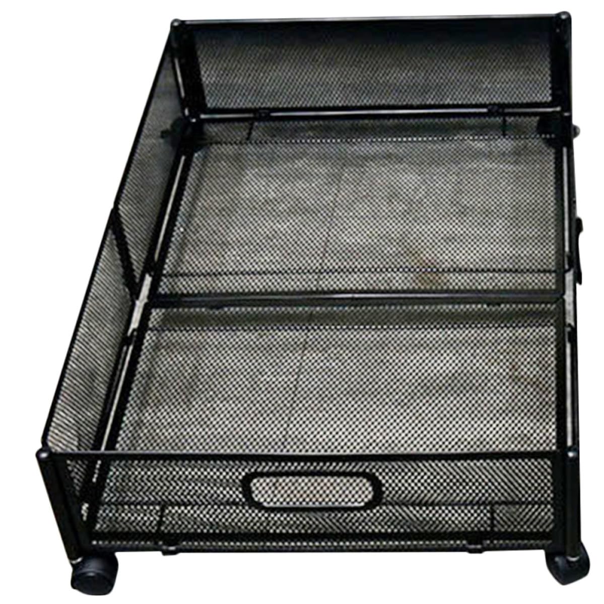 Contenitore Sotto Letto con Ruote e Struttura in Acciaio Inossidabile Cassettiera Pieghevole per Organizzazione Sotto Letto Ampia Capacità per Stoccaggio Multiuso Salvaspazio