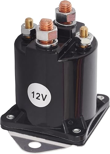 El solenoide de carrito de golf de 12 V reemplaza al OEM 1013609, 1012275, 240-20013, 435-154, se adapta a 1984 en adelante Club Car DS Precedent